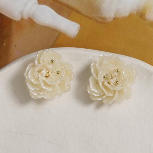 Hair Accessories DIY Findings, Crystal, Flower, handmade, 21mm, Sold By PC