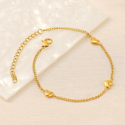 Conjuntos de joyería de acero inoxidable, acero inoxidable 304, Corazón, 18K chapado en oro, diferentes estilos para la opción & para mujer, dorado, Vendido por UD