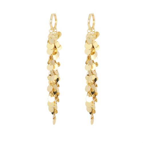 Boucles d'oreilles pendantes en laiton, Placage de couleur d'or, bijoux de mode & styles différents pour le choix & pour femme, plus de couleurs à choisir, protéger l'environnement, sans nickel, plomb et cadmium, Vendu par paire