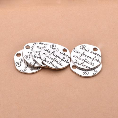 Pendentifs en alliage de zinc, Placage, DIY, plus de couleurs à choisir, 18.50x18mm, 100PC/sac, Vendu par sac