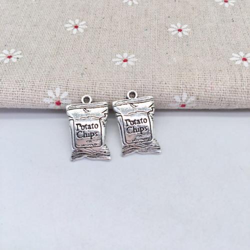 Tibetan Style Pendants, antique silver color plated, DIY, 26x16mm, 100PCs/Bag, Sold By Bag