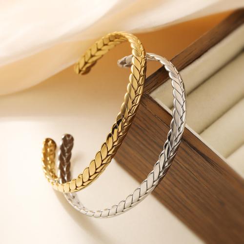 Stainless Steel Bangle, 304 Stainless Steel, plated, for woman, more colors for choice, Sold By PC