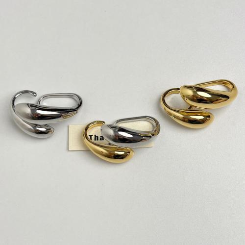 Brass Double Chain Link Finger Ring, plated, fashion jewelry & for woman, more colors for choice, US Ring Size:7, Sold By PC