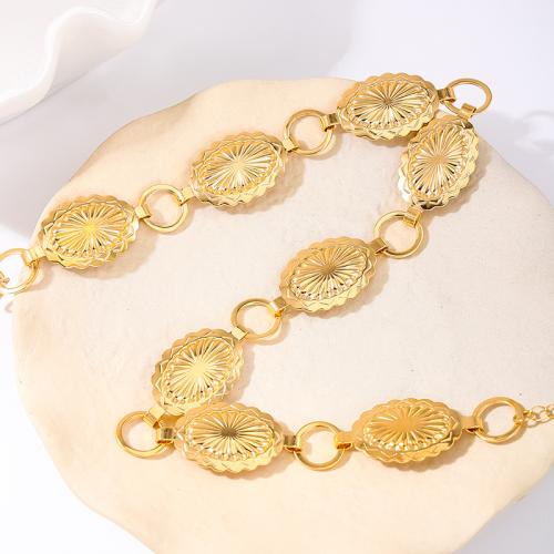 Tibetan Style Jewelry Necklace, plated, for woman, gold, Sold By PC