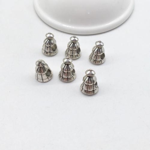 Tibetan Style Jewelry Beads, Tower, antique silver color plated, DIY, 14x10mm, 100PCs/Bag, Sold By Bag