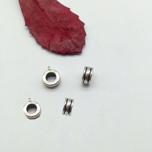 Zinklegierung Stiftöse Perlen, antik silberfarben plattiert, DIY, 13x10x5mm, 100PCs/Tasche, verkauft von Tasche