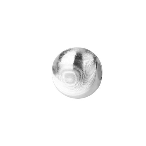 Spacer Beads Jewelry, 925 Sterling Silver, Round, DIY & different size for choice, silver color, Sold By PC