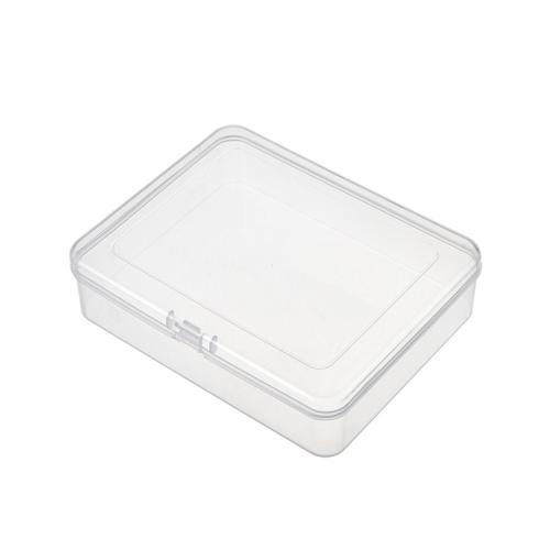 Polypropylene(PP) Storage Box, Rectangle, dustproof, clear, 125x102x32mm, Sold By PC