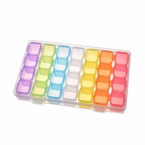 Polypropylene(PP) Storage Box, Rectangle, dustproof, multi-colored, 175x106x26mm, Sold By PC