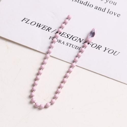 Iron Jewelry Chain, stoving varnish, DIY, more colors for choice, Length:Approx 11.5 cm, Sold By PC