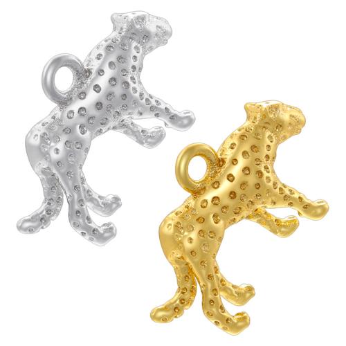 Colgantes de la joyería de cobre amarillo, metal, Leopardo, chapado, Bricolaje & diferentes estilos para la opción, más colores para la opción, Vendido por UD