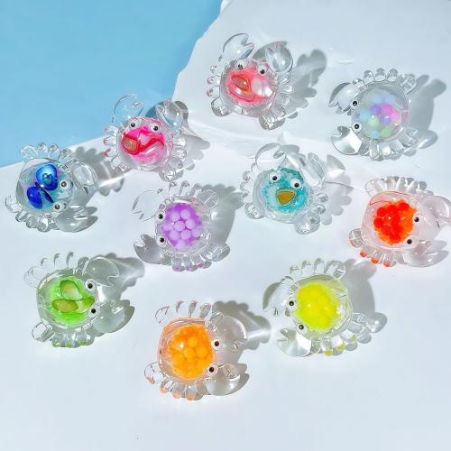 Fashion Decoration, Acrylic, epoxy gel, DIY & different styles for choice & luminated, mixed colors, 30x32x10mm, 10PCs/Set, Sold By Set