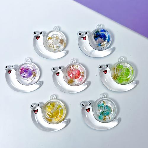 Acrylic Pendants, epoxy gel, DIY & luminated, more colors for choice, 33x25x10mm, Sold By PC