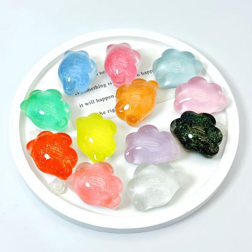 Mobile Phone DIY Decoration, Resin, epoxy gel, luminated, more colors for choice, 25.70x20x12.50mm, Sold By PC