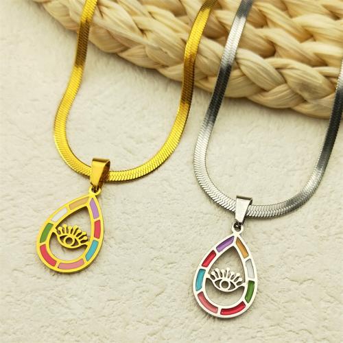 Stainless Steel Jewelry Necklace, 304 Stainless Steel, with 10cm extender chain, fashion jewelry & Unisex, more colors for choice, Length:40 cm, Sold By PC