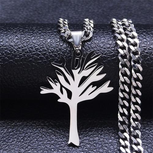 Stainless Steel Jewelry Necklace, 304 Stainless Steel, fashion jewelry & Unisex, original color, Length:50 cm, Sold By PC