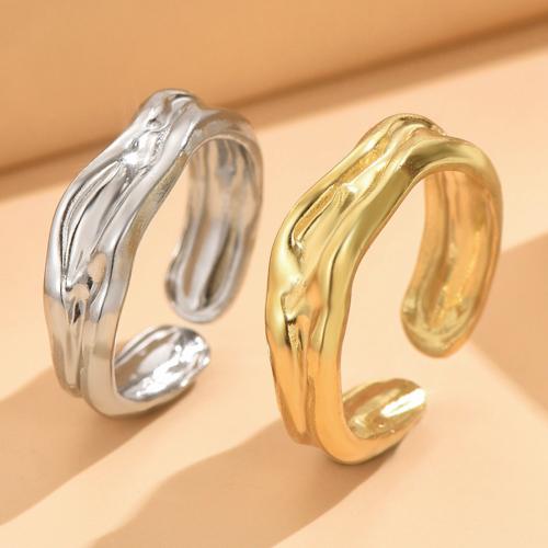 Stainless Steel Finger Ring, 304 Stainless Steel, Adjustable & fashion jewelry & for woman, more colors for choice, US Ring Size:7, Sold By PC