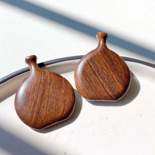 Wood Pendants, anoint, DIY, 50x38x8mm, Sold By PC