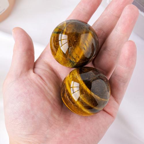 Fashion Decoration, Tiger Eye, Round, polished, different size for choice, Sold By PC