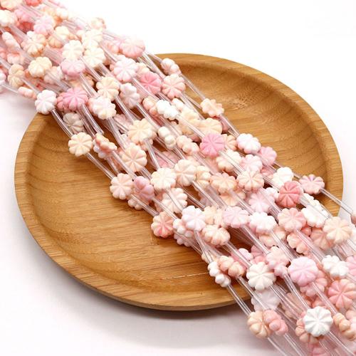 Natural Freshwater Shell Beads, Flower, DIY & different size for choice, more colors for choice, Sold By PC