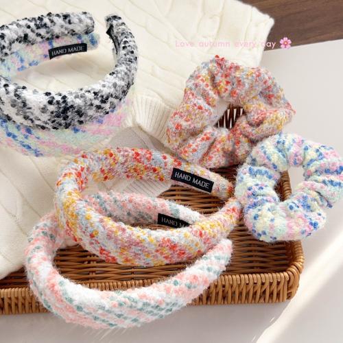 Mixed Hair Accessories, Cloth, Hair Band & hair jewelry elastic, Korean style & different styles for choice & for woman, more colors for choice, Sold By PC