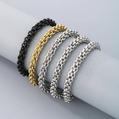 Bracelet d'acier titane, Placage, pour homme, plus de couleurs à choisir, Longueur:21 cm, Vendu par PC