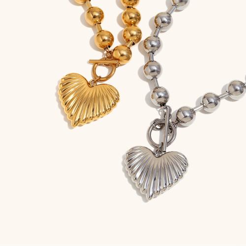 Stainless Steel Jewelry Necklace, 304 Stainless Steel, plated, fashion jewelry & for woman, more colors for choice, Length:48 cm, Sold By PC