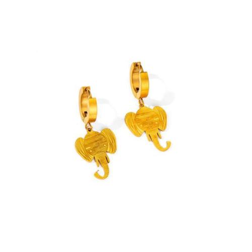 Acier inoxydable Levier Retour Earring, Acier inoxydable 304, Placage, bijoux de mode & styles différents pour le choix & pour femme, doré, Vendu par paire