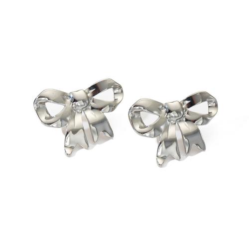 Pendientes de Acero Inoxidable, acero inoxidable 304, chapado, Joyería & diferentes estilos para la opción & para mujer, más colores para la opción, Vendido por Par