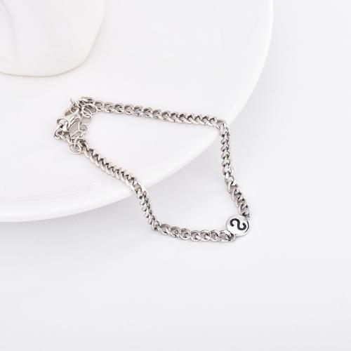 925 Sterling Silver Bangle Bracelet, with 3CM extender chain, for woman & enamel, silver color, Length:Approx 16 cm, Sold By PC