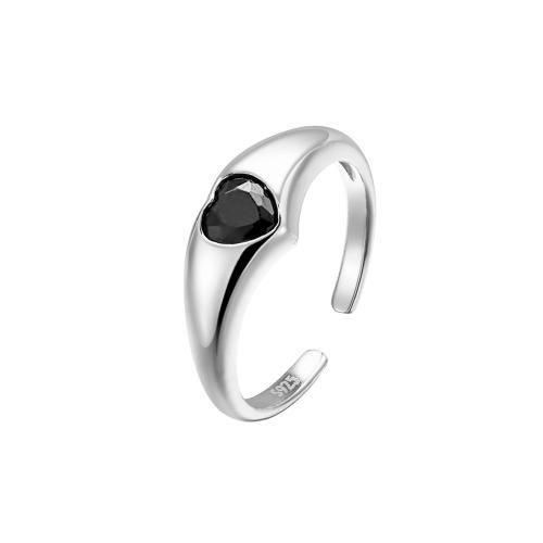 Zircon cubique Micro Pave Sterling Silver Rings, argent sterling 925, pavé de micro zircon & pour femme, plus de couleurs à choisir, Vendu par PC