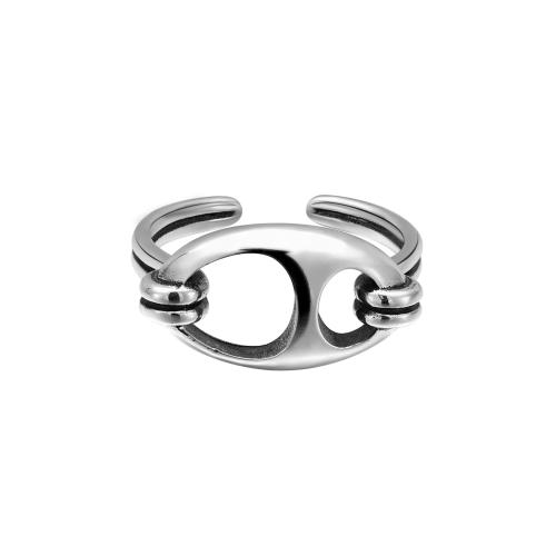 925 Sterling Silver Finger Rings, for woman, original color, Sold By PC