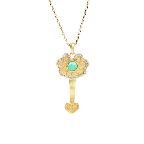 Collier en laiton cubique Zircon Micro Pave, pavé de micro zircon & pour femme, plus de couleurs à choisir, Longueur:Environ 45 cm, Vendu par PC