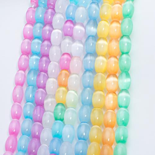 Gemstone Jewelry Beads, Gypsum Stone, DIY, more colors for choice, 8x12mm, Hole:Approx 1mm, Sold Per Approx 15.5 Inch Strand