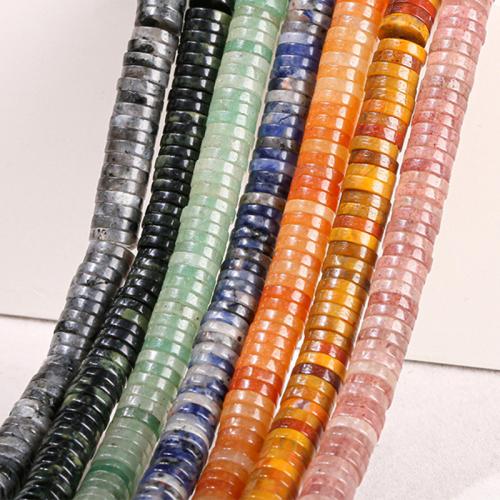 Gemstone Jewelry Beads, polished, different materials for choice, 6x1mm, Approx 260PCs/Strand, Sold By Strand