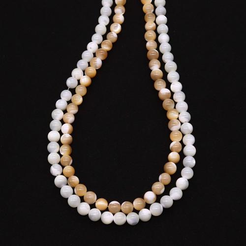 Perles naturelles de coquillages de mer , coquillage, Rond, DIY & normes différentes pour le choix, plus de couleurs à choisir, Vendu par Environ 38 cm brin