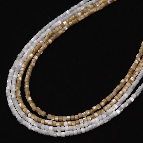 Perles naturelles de coquillages de mer , coquillage, DIY & normes différentes pour le choix, plus de couleurs à choisir, Vendu par Environ 38 cm brin