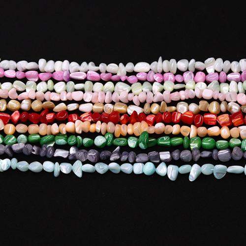 Natural Seashell Beads, DIY, more colors for choice, about:4-6mm, Sold Per Approx 38 cm Strand