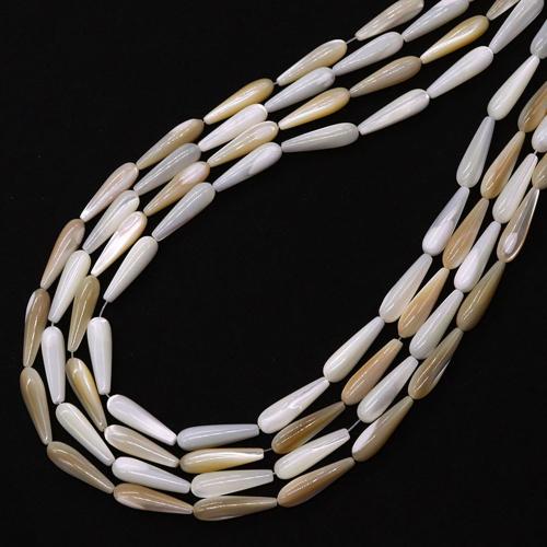 Natural Seashell Beads, Teardrop, DIY & different size for choice, more colors for choice, Sold Per Approx 38 cm Strand