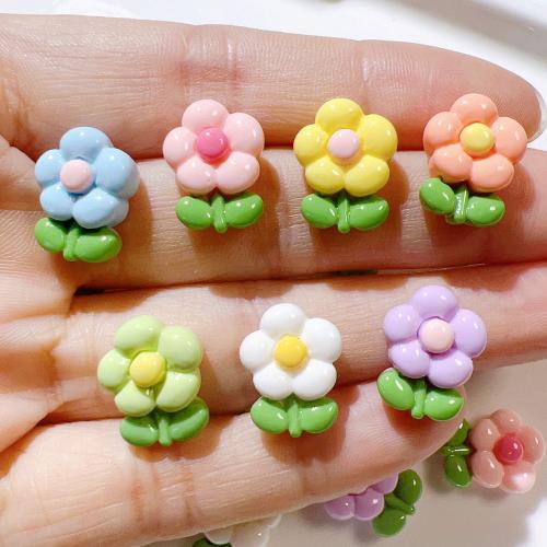 Hair Accessories DIY Findings, Resin, Flower, epoxy gel, more colors for choice, Sold By PC