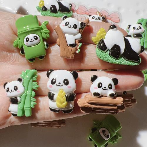 Resin shoes ornament, Panda, epoxy gel, DIY & different styles for choice, more colors for choice, Sold By PC