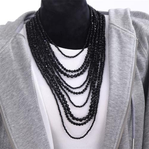 Glass Beads Necklaces, fashion jewelry, more colors for choice, Sold By PC