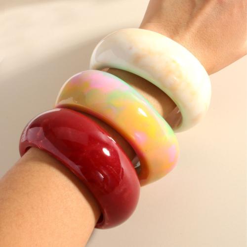 Resin Bracelets, fashion jewelry, more colors for choice, Sold By PC