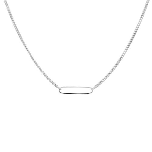 925 Sterling Silver Necklaces, with 5CM extender chain, for woman, more colors for choice, Length:Approx 40 cm, Sold By PC