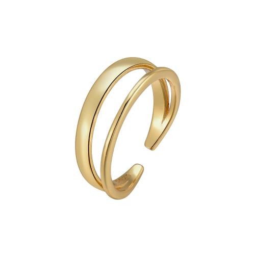 Anillo de Plata Esterlina, plata de ley 925, para mujer, dorado, Vendido por UD