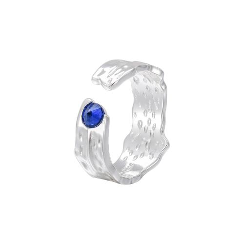 Cubic Zirconia micr3ofono pavimenta anillos de plata esterlina, plata de ley 925, micro arcilla de zirconia cúbica & para mujer, más colores para la opción, Vendido por UD