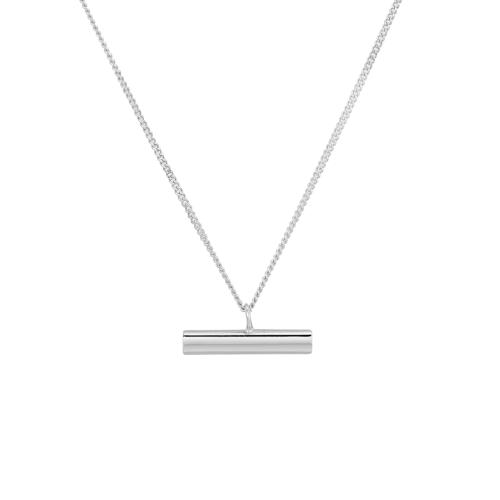 925 Sterling Silver Necklaces, with 5CM extender chain, for woman, platinum color, Length:Approx 40 cm, Sold By PC