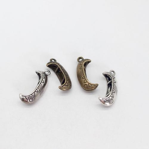 Vehicle Shaped Tibetan Style Pendants, Ship, plated, DIY, more colors for choice, 28x11mm, 100PCs/Bag, Sold By Bag