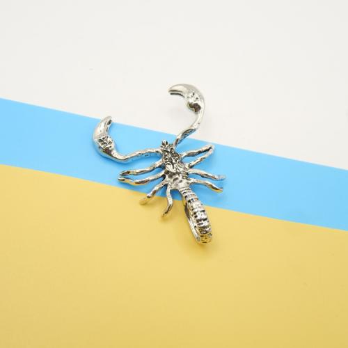 Tibetan Style Animal Pendants, Scorpion, antique silver color plated, DIY, 46x34x3.50mm, 100PCs/Bag, Sold By Bag