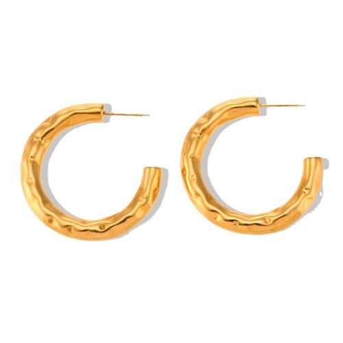 Pendientes de Acero Inoxidable, acero inoxidable 304, chapado en color dorado, para mujer, más colores para la opción, Vendido por Par